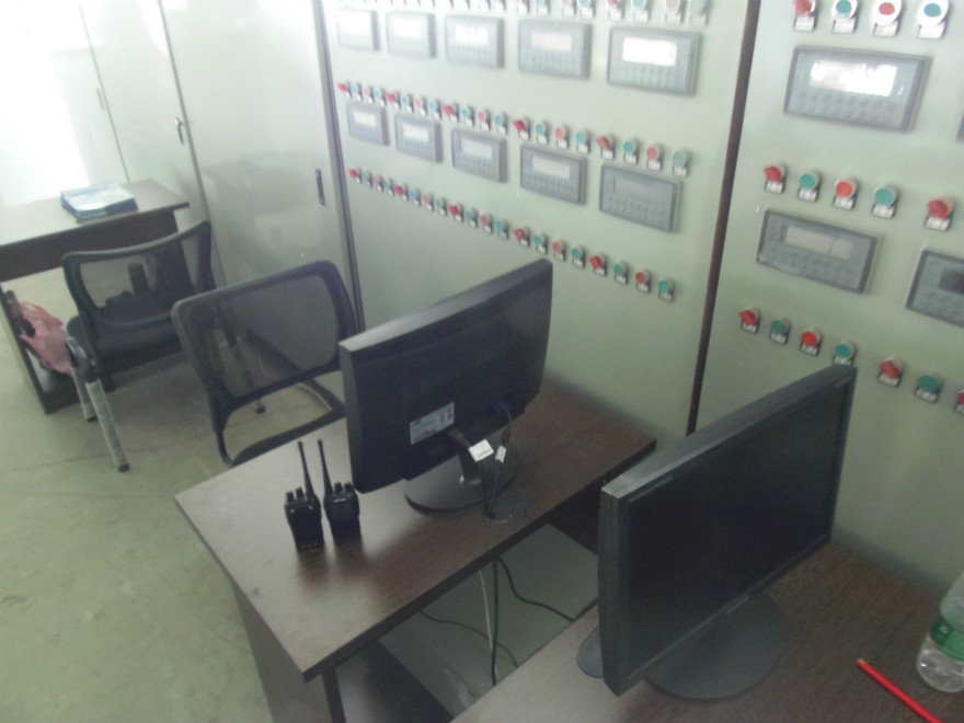 自动配料系统控制室